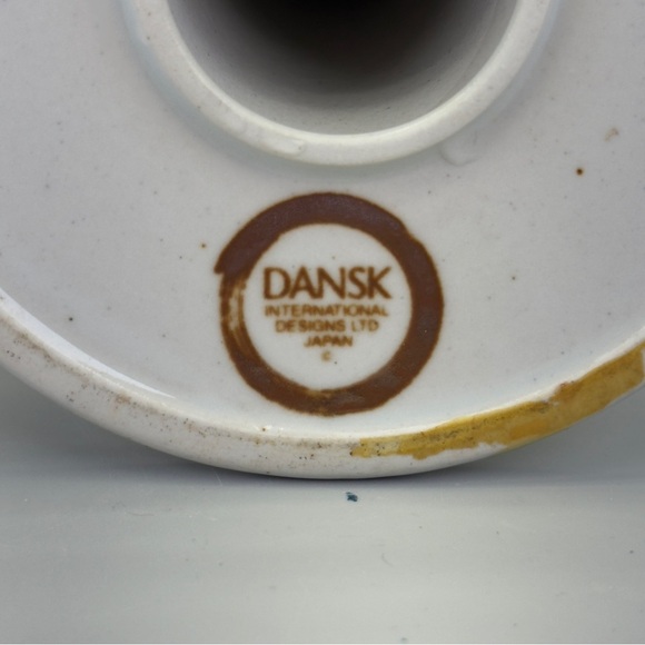 Vintage Blue and White Dansk Candleholders - Picture 10 of 10